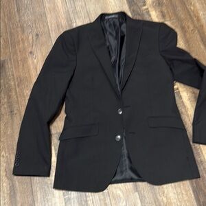 Primark Black Sport Coat with Notched Lapel and Modern Fit